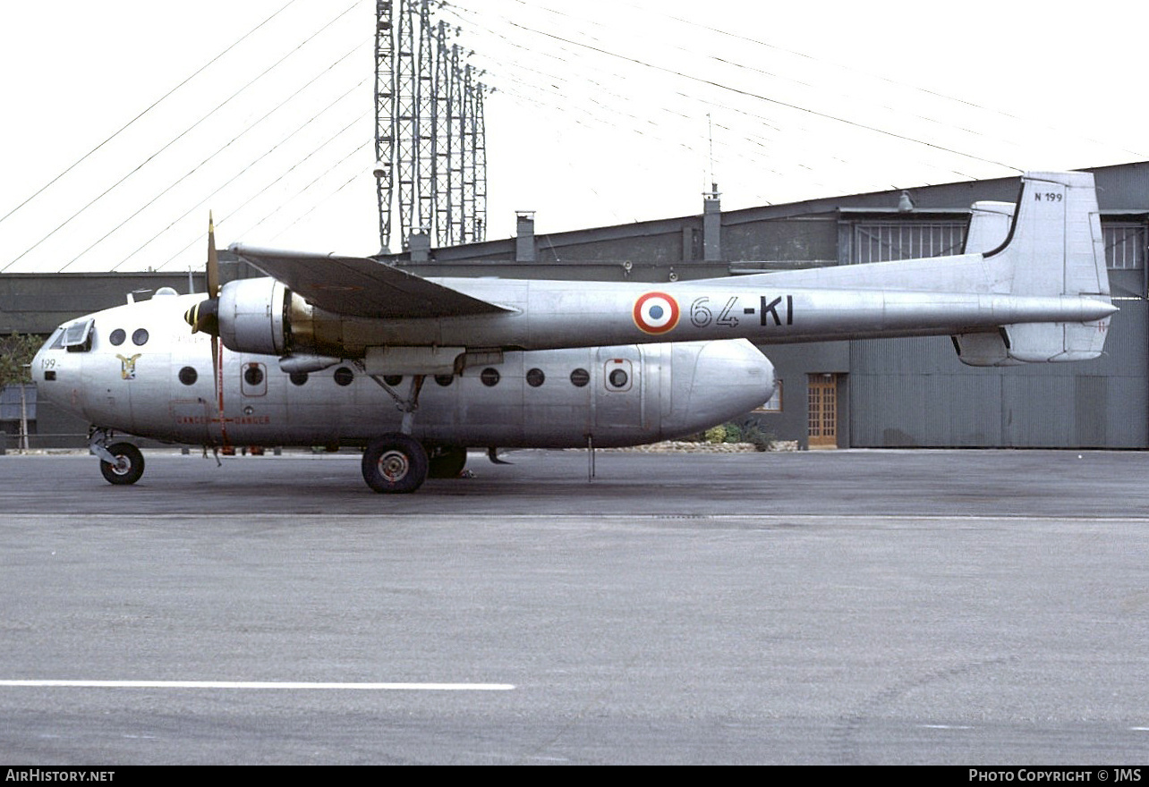 Aircraft Photo of 199 / 64-KI | Nord 2501F-3 Noratlas | France - Air Force | AirHistory.net #843449