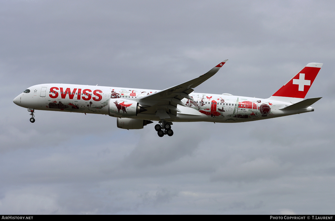 Aircraft Photo of F-WZHI | Airbus A350-941 | Swiss International Air Lines | AirHistory.net #843463