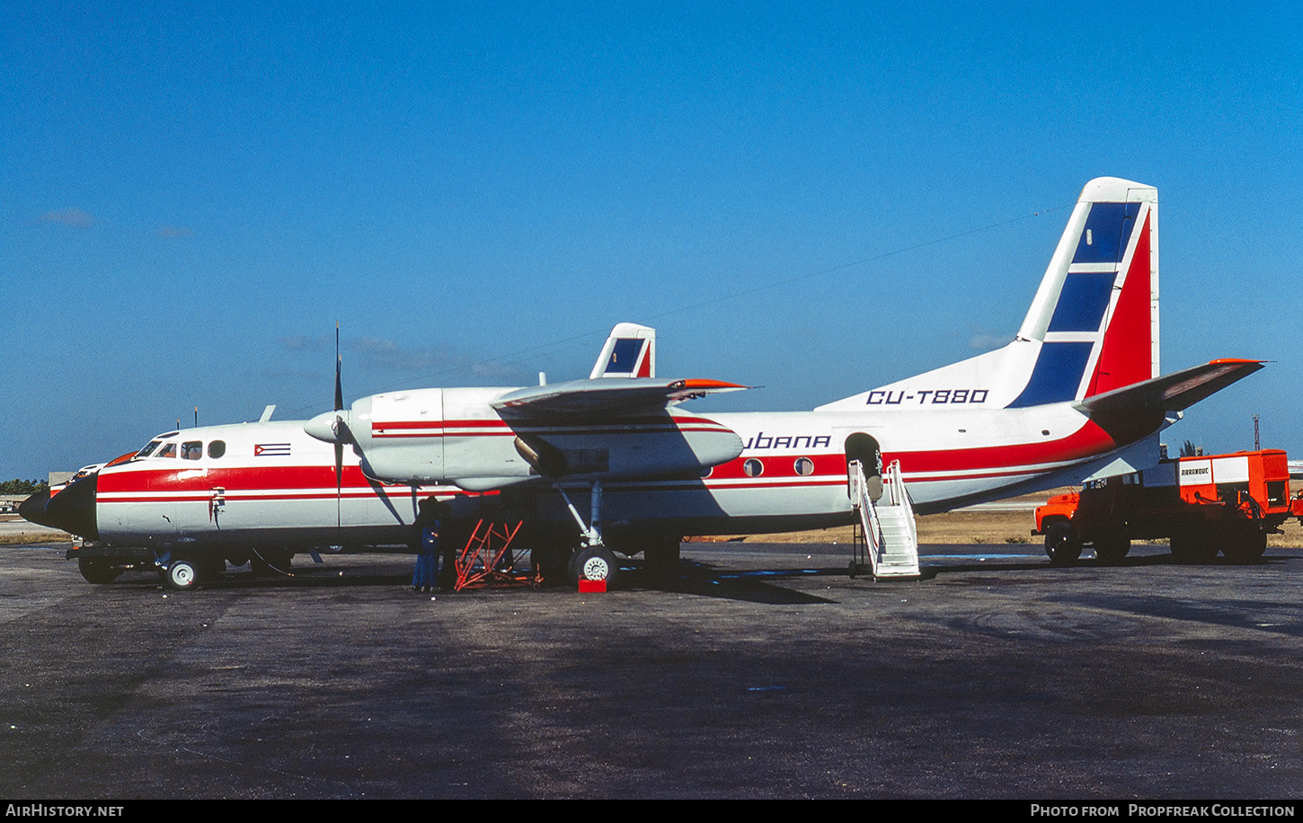 Aircraft Photo of CU-T880 | Antonov An-24V | Cubana | AirHistory.net #843472