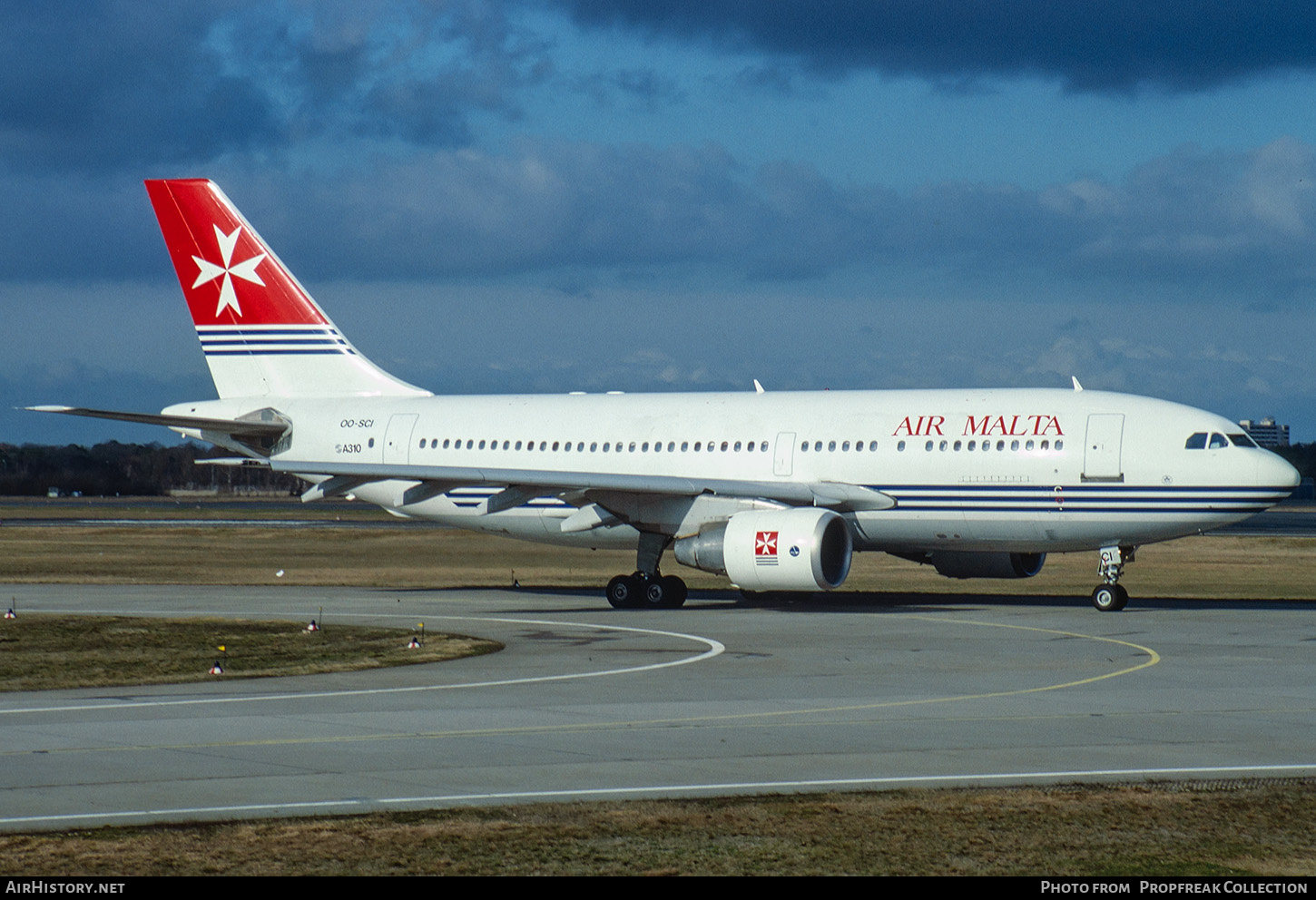 Aircraft Photo of OO-SCI | Airbus A310-222 | Air Malta | AirHistory.net #843473