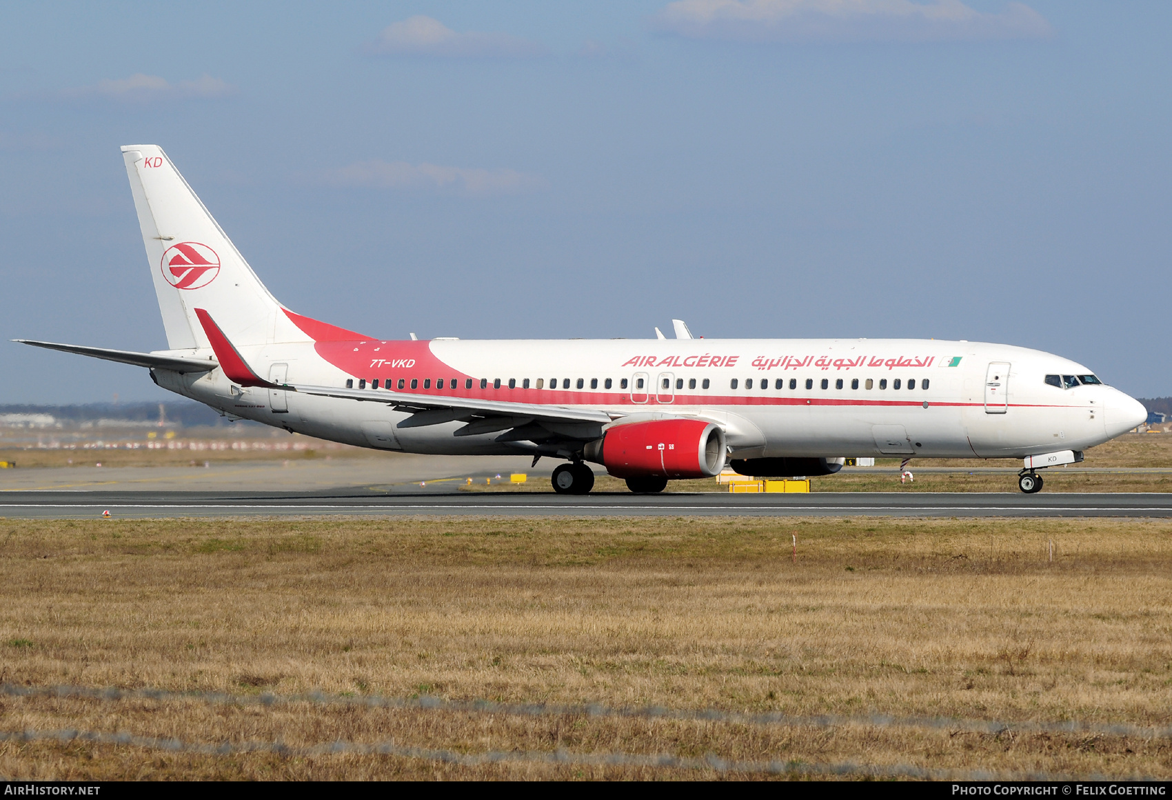 Aircraft Photo of 7T-VKD | Boeing 737-8D6 | Air Algérie | AirHistory.net #843494