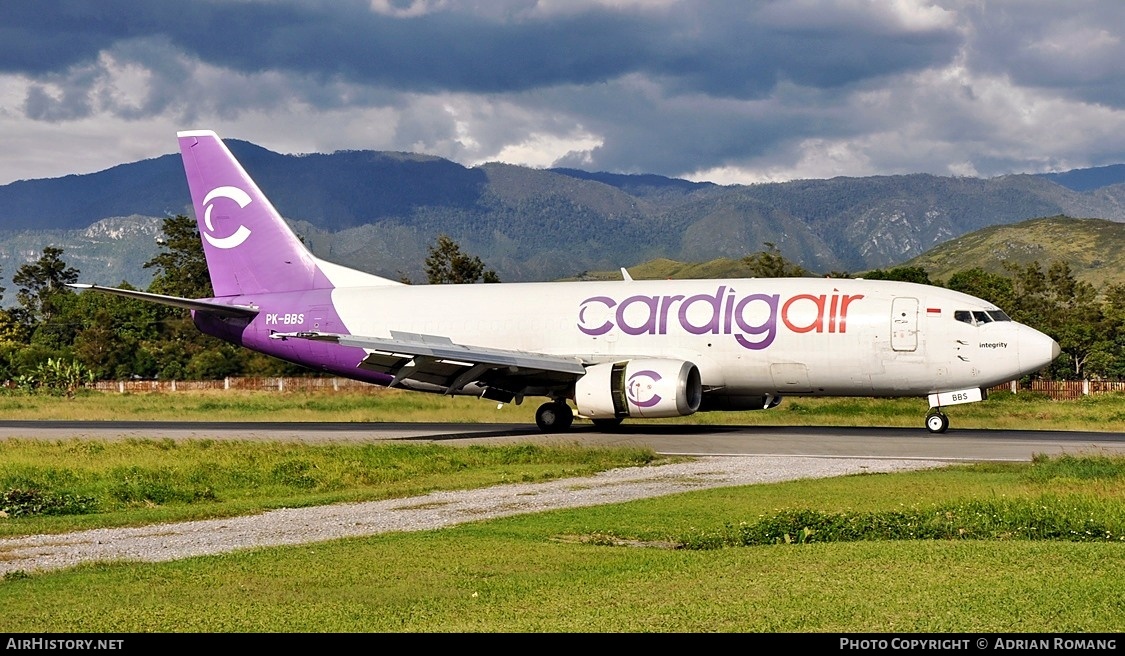Aircraft Photo of PK-BBS | Boeing 737-301(SF) | Cardig Air | AirHistory.net #843499