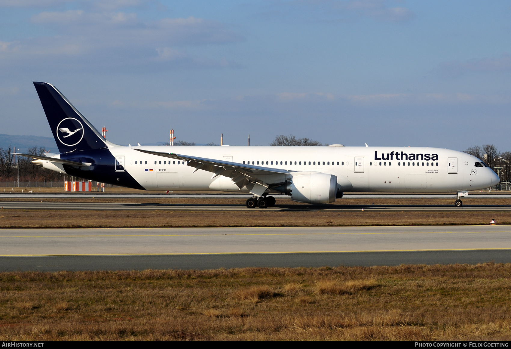 Aircraft Photo of D-ABPD | Boeing 787-9 Dreamliner | Lufthansa | AirHistory.net #843538