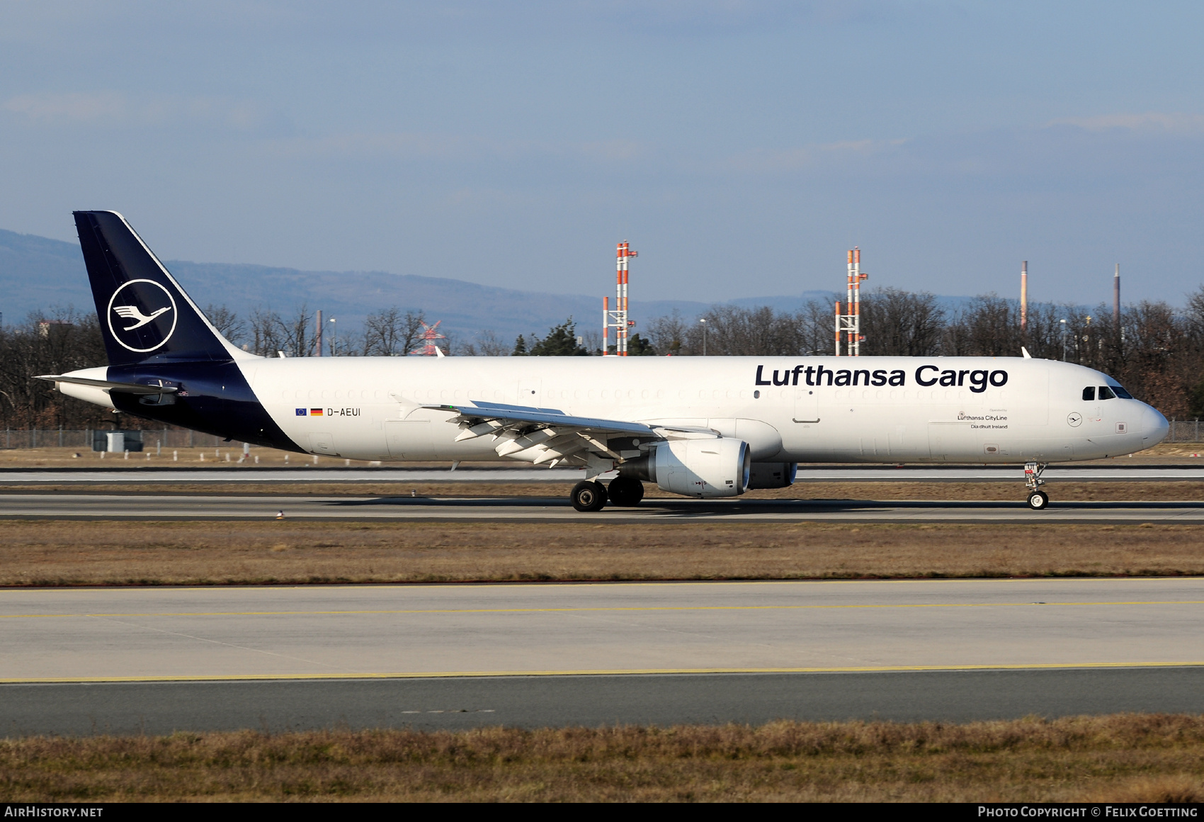 Aircraft Photo of D-AEUI | Airbus A321-211/P2F | Lufthansa Cargo | AirHistory.net #843608