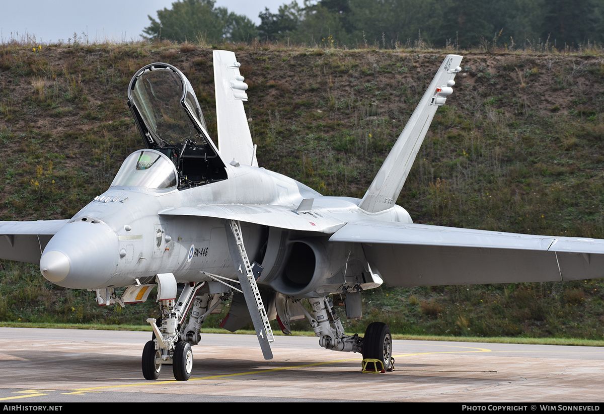 Aircraft Photo of HN-446 | McDonnell Douglas F/A-18C Hornet | Finland - Air Force | AirHistory.net #843624