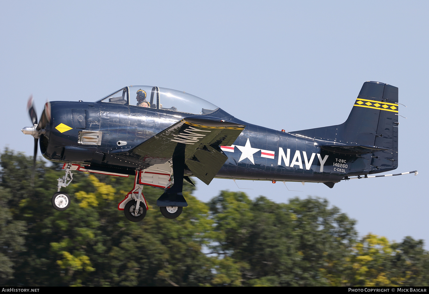 Aircraft Photo of C-GKOL / 146260 | North American T-28C Trojan | USA - Navy | AirHistory.net #843637