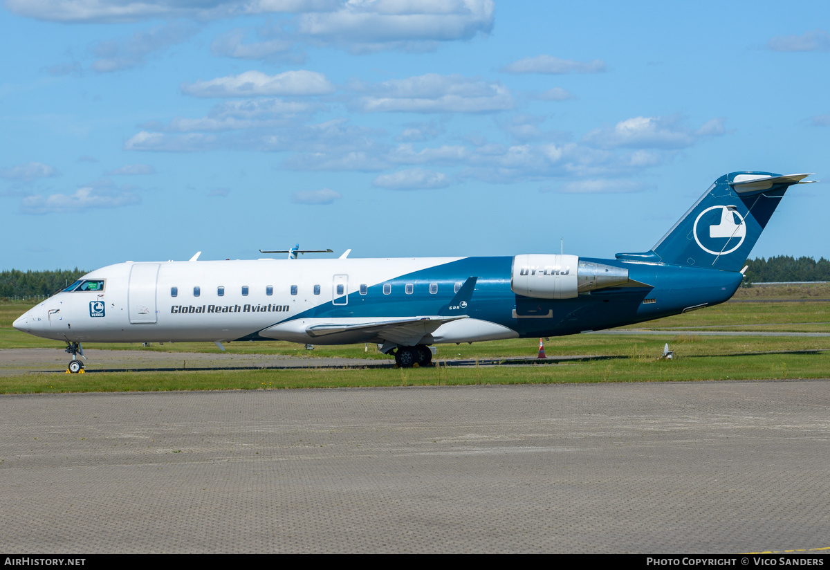 Aircraft Photo of OY-CRJ | Bombardier CRJ-200LR (CL-600-2B19) | Global Reach Aviation - GRA | AirHistory.net #843660