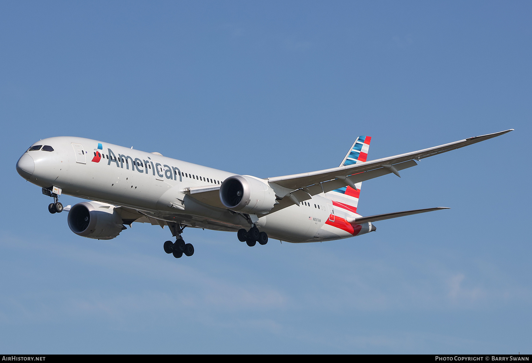 Aircraft Photo of N837AN | Boeing 787-9 Dreamliner | American Airlines | AirHistory.net #843681