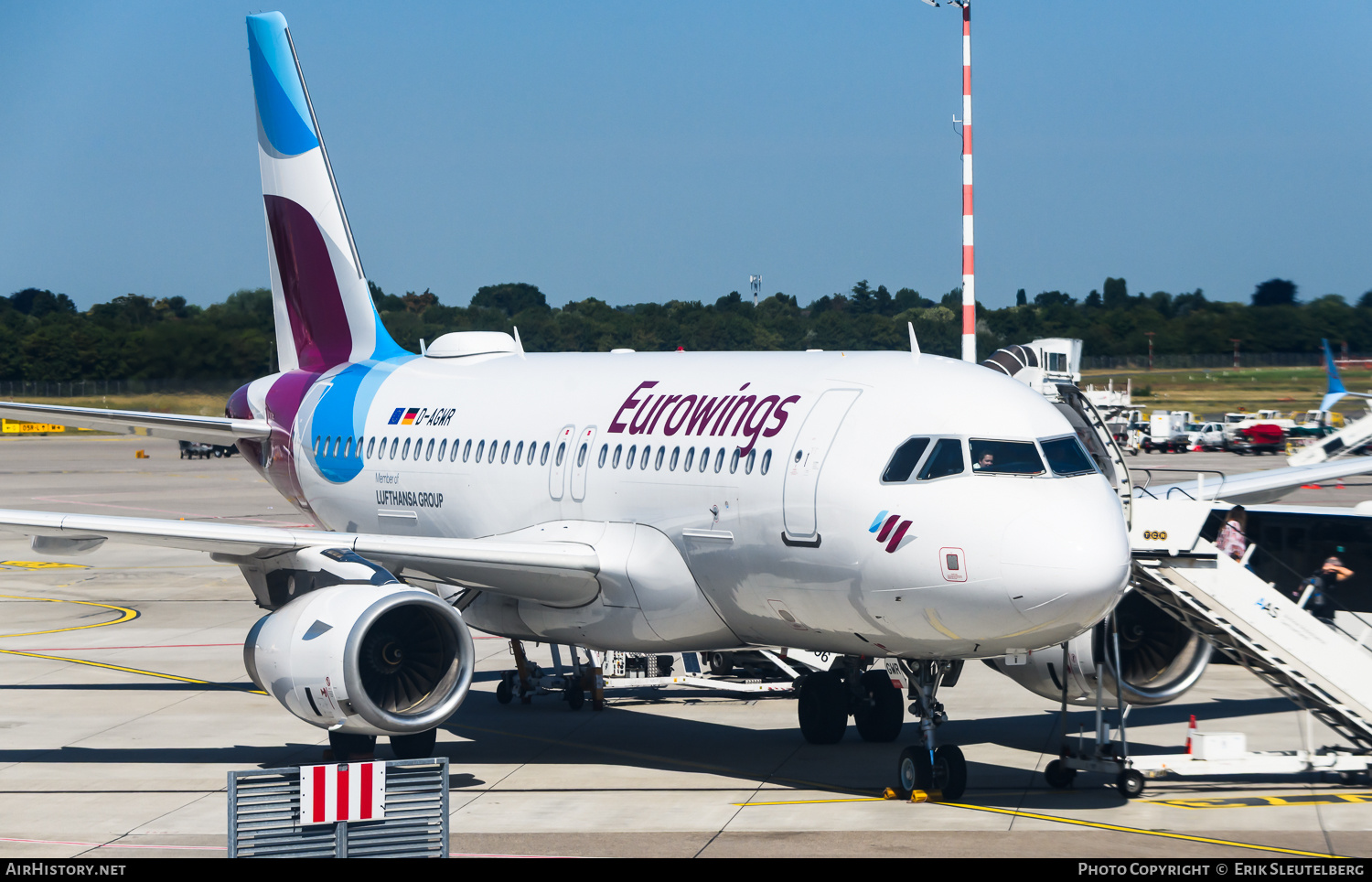 Aircraft Photo of D-AGWR | Airbus A319-132 | Eurowings | AirHistory.net #843688