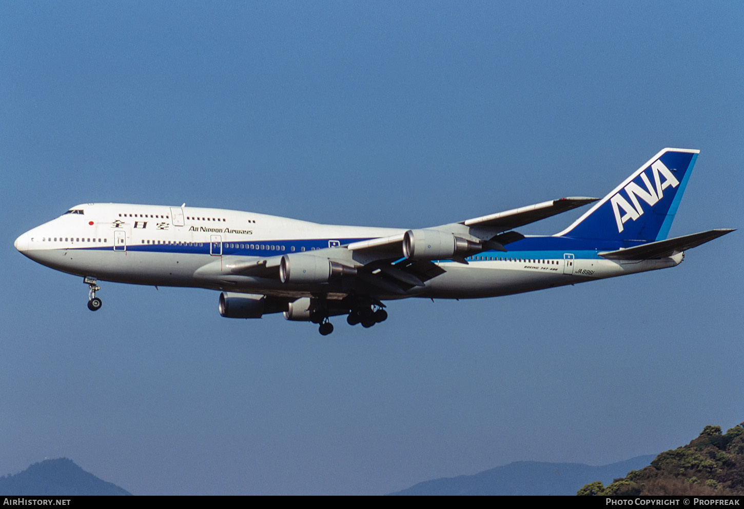 Aircraft Photo of JA8961 | Boeing 747-481D | All Nippon Airways - ANA | AirHistory.net #843736