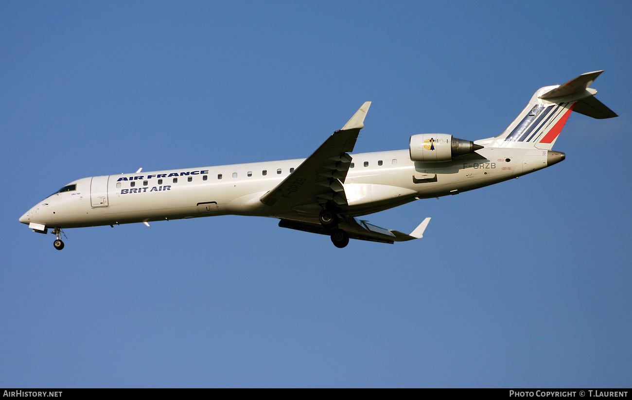 Aircraft Photo of F-GRZB | Bombardier CRJ-702 (CL-600-2C10) | Air France | AirHistory.net #843769