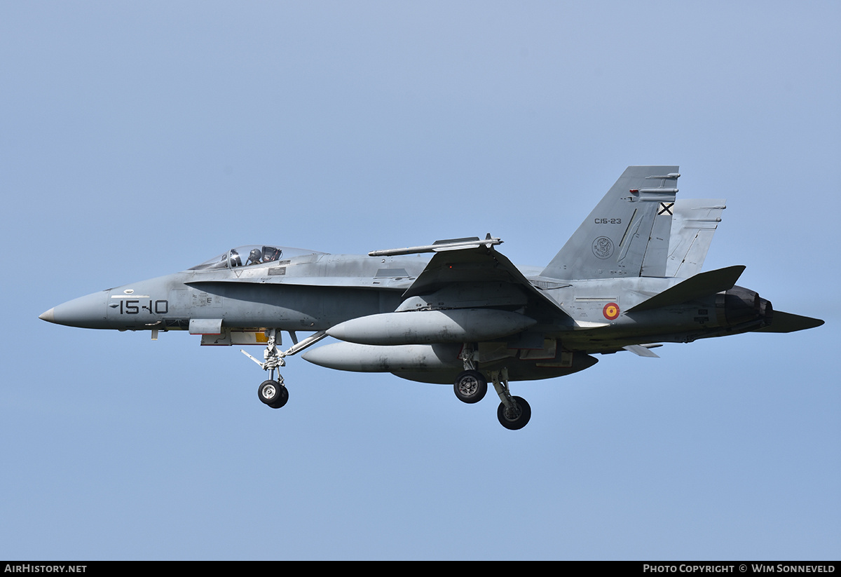 Aircraft Photo of C15-23 | McDonnell Douglas EF-18A Hornet | Spain - Air Force | AirHistory.net #843773