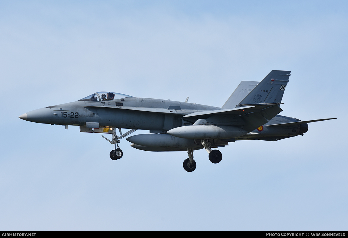 Aircraft Photo of C15-35 | McDonnell Douglas EF-18A Hornet | Spain - Air Force | AirHistory.net #843774