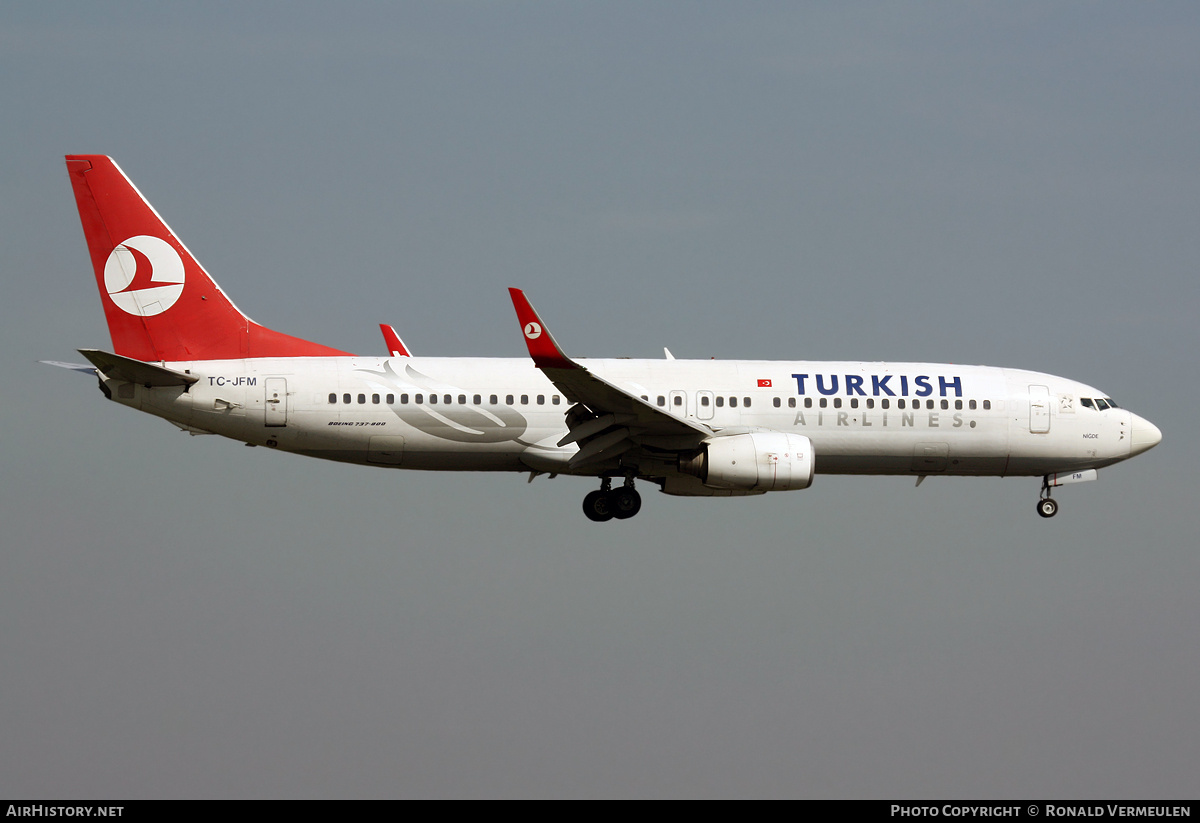 Aircraft Photo of TC-JFM | Boeing 737-8F2 | Turkish Airlines | AirHistory.net #843809
