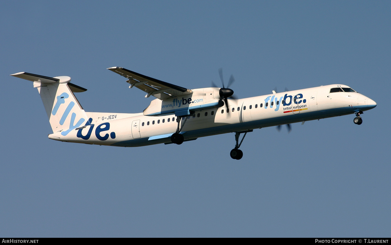 Aircraft Photo of G-JEDV | Bombardier DHC-8-402 Dash 8 | Flybe - British European | AirHistory.net #843814