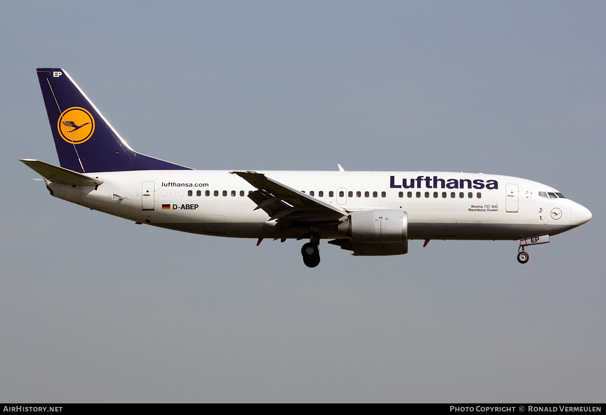 Aircraft Photo of D-ABEP | Boeing 737-330 | Lufthansa | AirHistory.net #843815