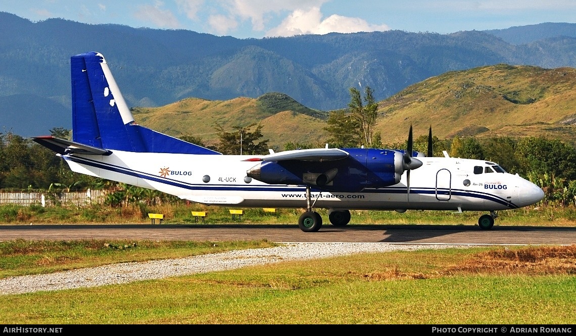 Aircraft Photo of 4L-UCK | Antonov An-26 | TRAST Aero - Trade Aerospace Technologies | AirHistory.net #843822