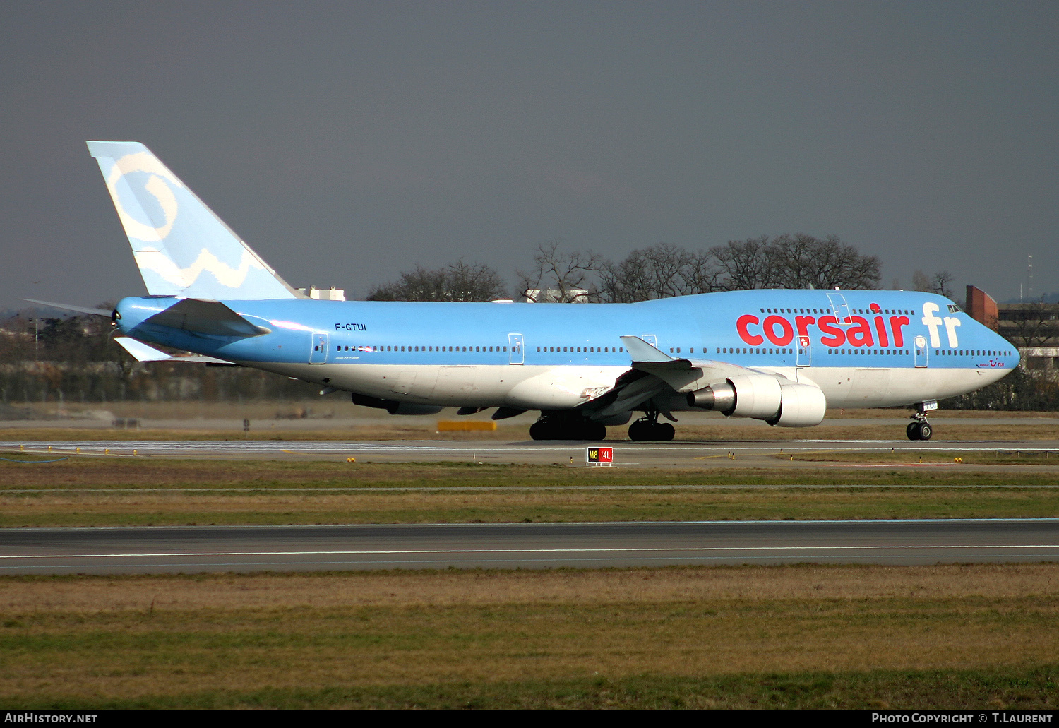 Aircraft Photo of F-GTUI | Boeing 747-422 | Corsair | AirHistory.net #843830