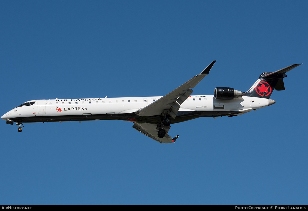 Aircraft Photo of C-FOJZ | Bombardier CRJ-900 (CL-600-2D24) | Air Canada Express | AirHistory.net #843844