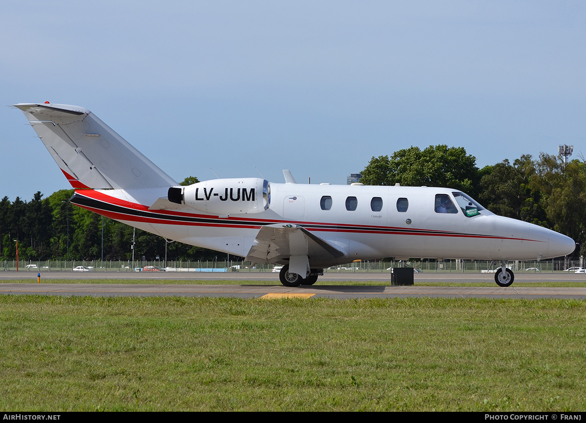 Aircraft Photo of LV-JUM | Cessna 525 CitationJet | AirHistory.net #843847