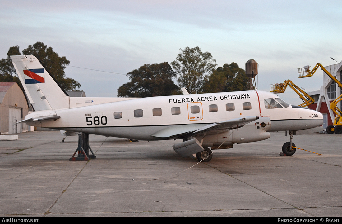 Aircraft Photo of 580 | Embraer EMB-110C Bandeirante | Uruguay - Air Force | AirHistory.net #843850