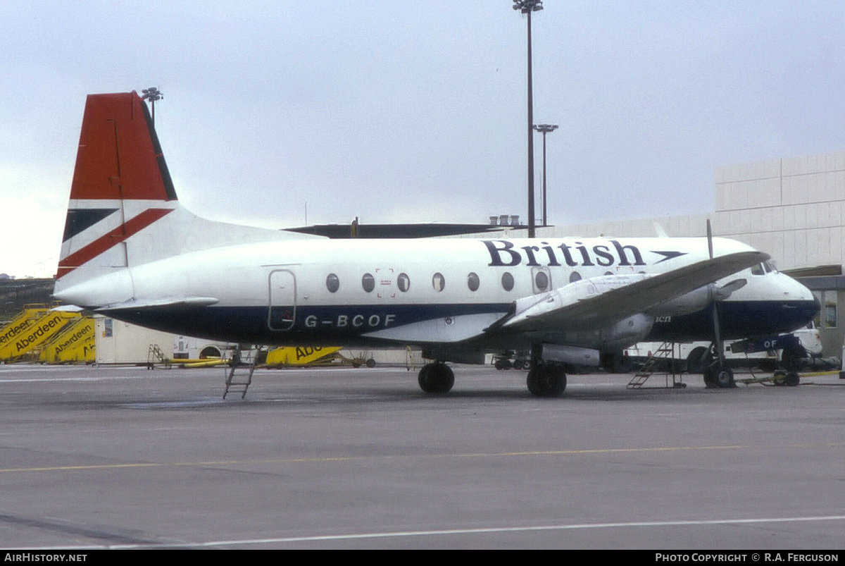 Aircraft Photo of G-BCOF | Hawker Siddeley HS-748 Srs2A/287 | British Airways | AirHistory.net #843886
