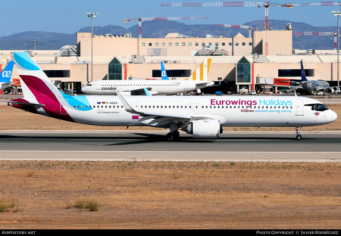 Aircraft Photo of D-AEEA | Airbus A321-271NX | Eurowings | AirHistory.net #843945