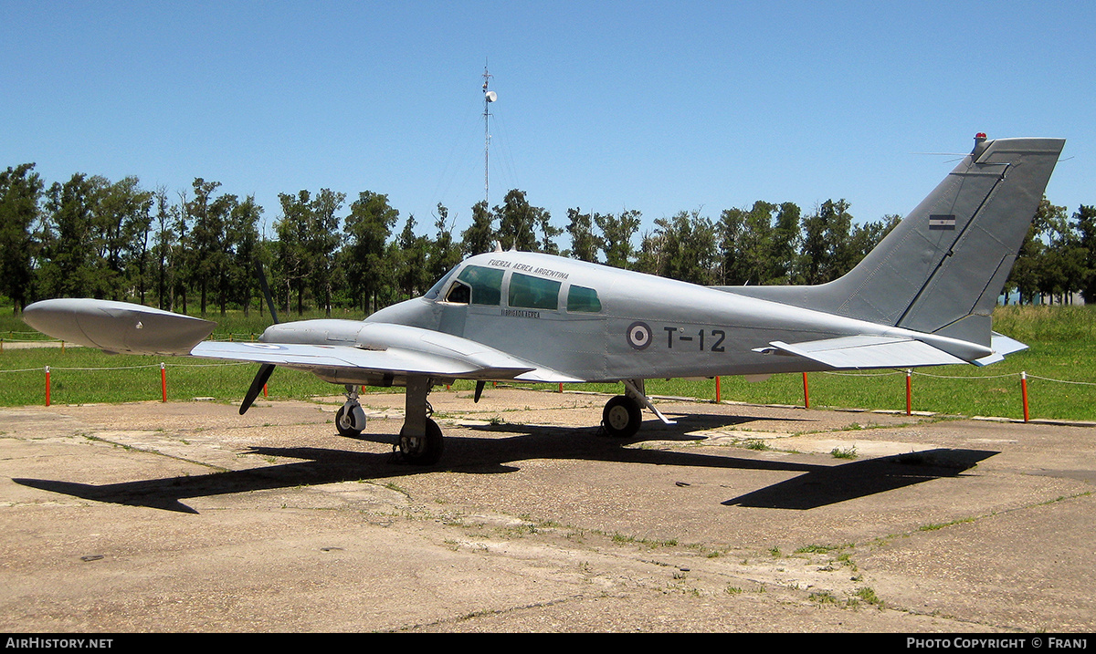 Aircraft Photo of T-12 | Cessna 310 | Argentina - Air Force | AirHistory.net #843953