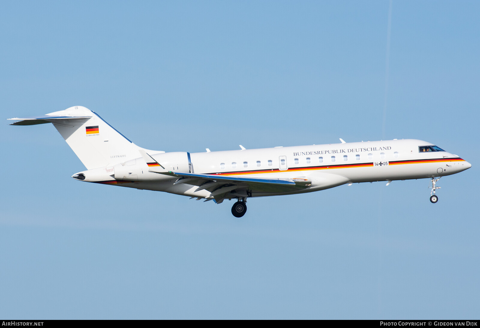 Aircraft Photo of 1405 | Bombardier Global 6000 (BD-700-1A10) | Germany - Air Force | AirHistory.net #843966