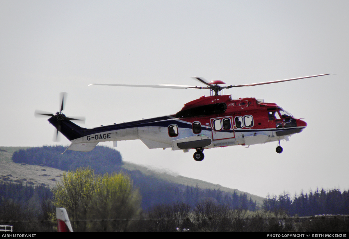 Aircraft Photo of G-OAGE | Eurocopter EC-225LP Super Puma Mk2+ | AirHistory.net #843977