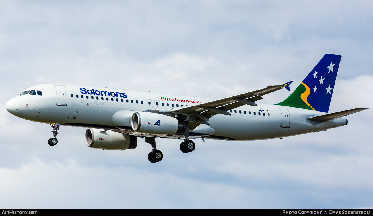 Aircraft Photo of H4-SIB | Airbus A320-232 | Solomons - Solomon Airlines | AirHistory.net #843996