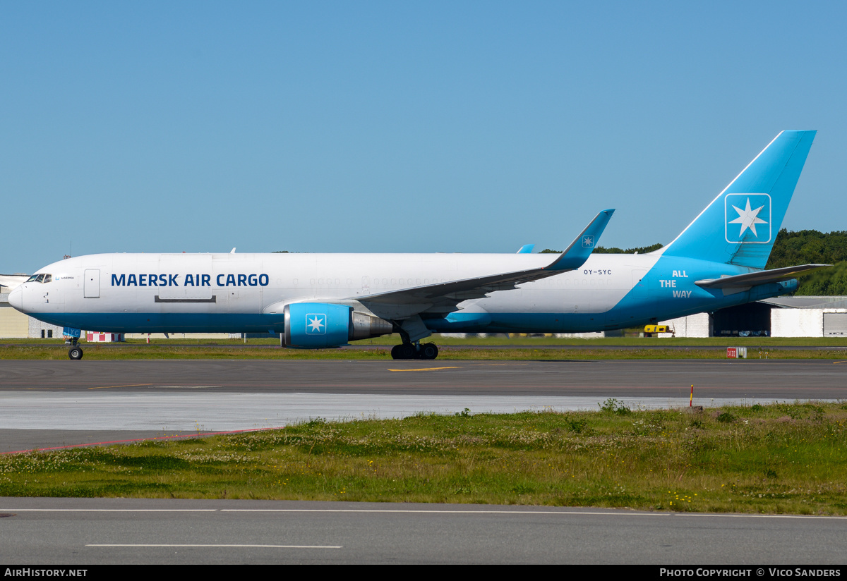 Aircraft Photo of OY-SYC | Boeing 767-3P6/ER(BDSF) | Maersk Air Cargo | AirHistory.net #843998