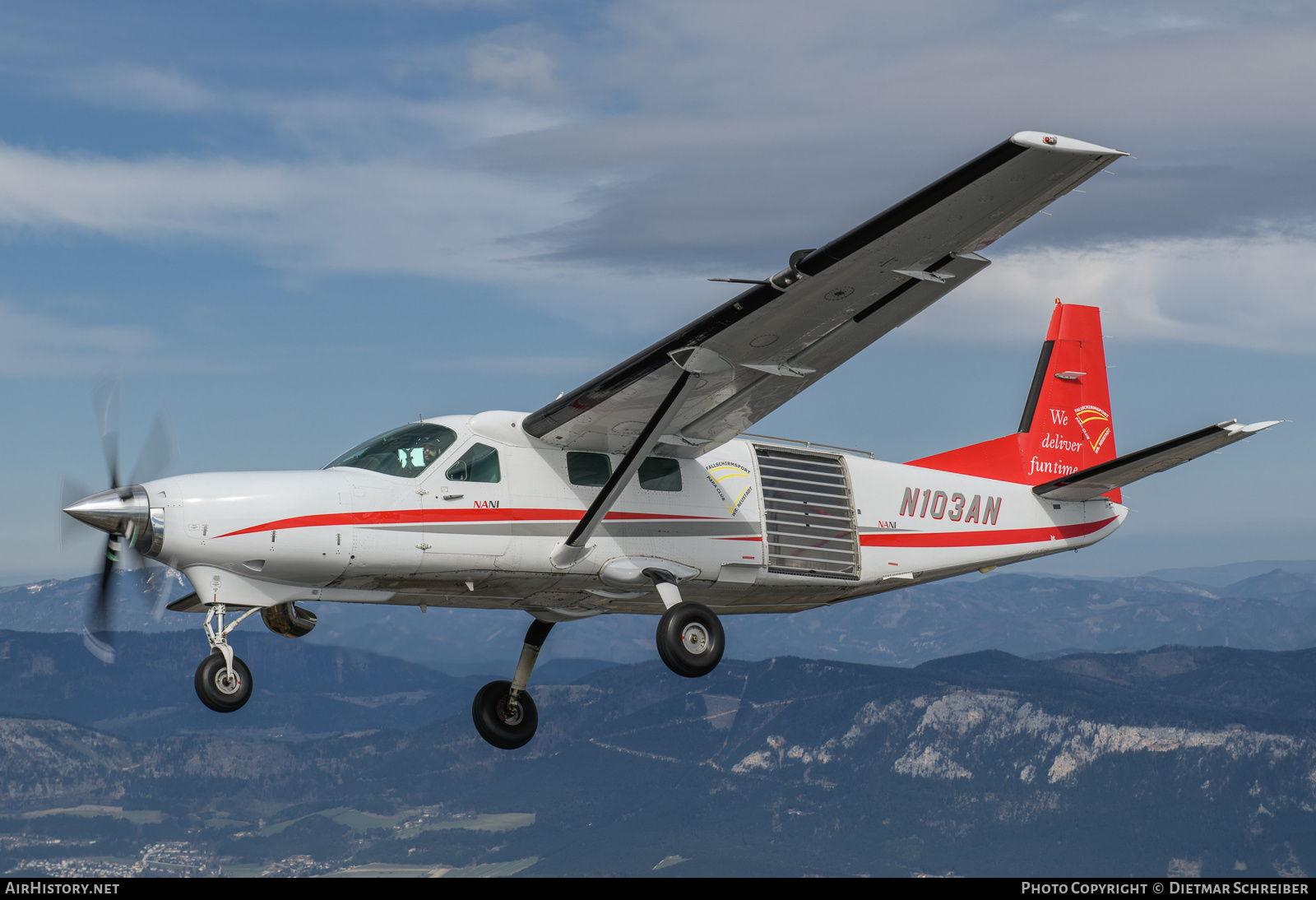 Aircraft Photo of N103AN | Cessna 208B Grand Caravan | Fallschirmsport Para Club Wiener Neustadt | AirHistory.net #844038
