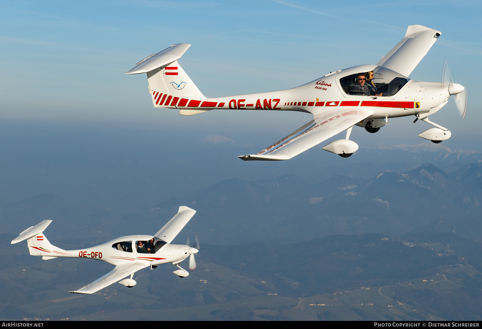 Aircraft Photo of OE-ANZ | Diamond DA20A-1 Katana | Weisse Möwe Wels | AirHistory.net #844040