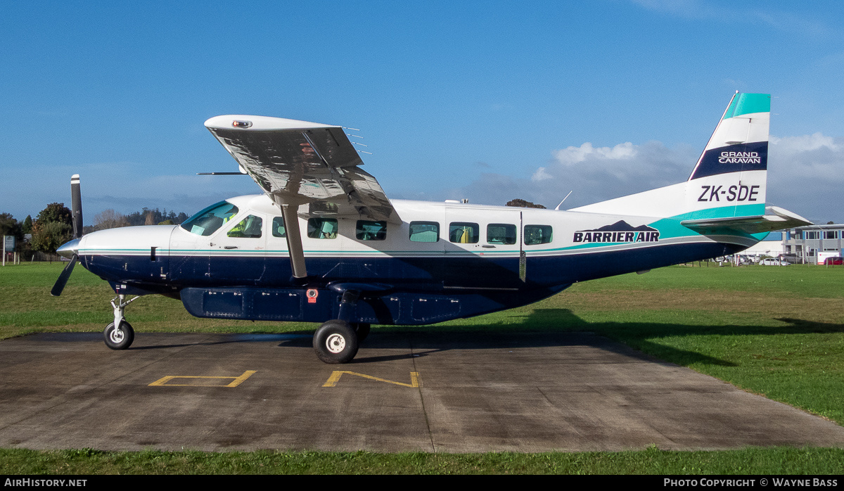 Aircraft Photo of ZK-SDE | Cessna 208B Grand Caravan | Great Barrier Airlines - GBA | AirHistory.net #844073