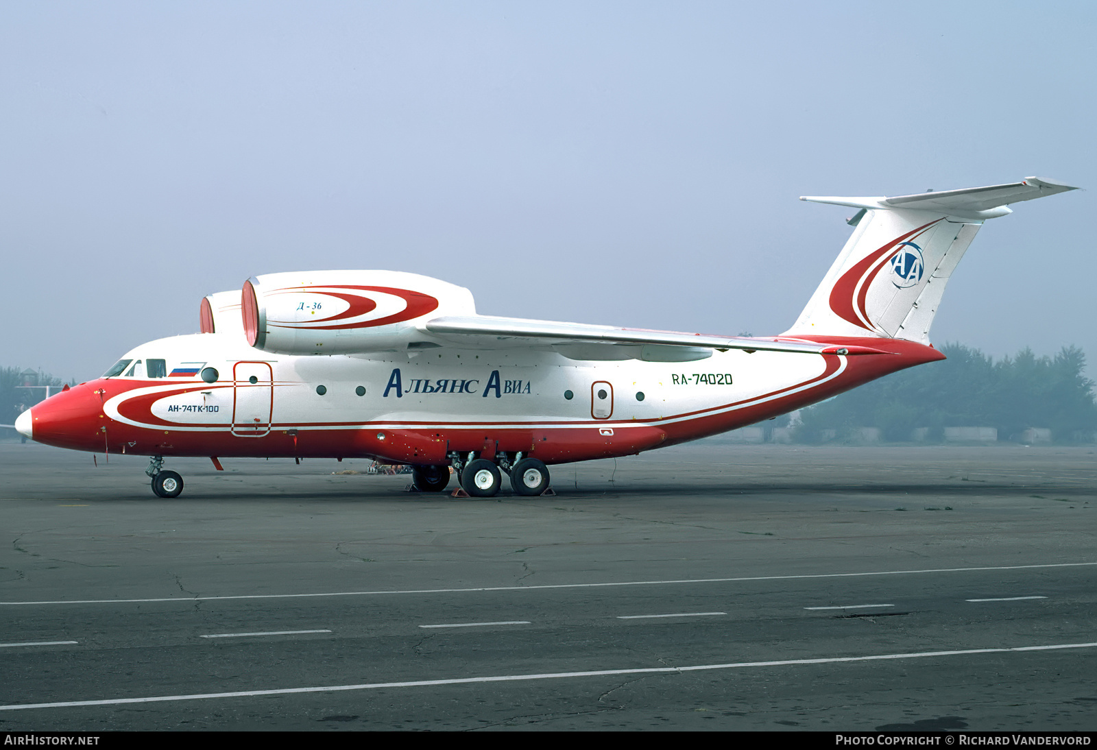 Aircraft Photo of RA-74020 | Antonov An-74TK-100 | Alliance Avia | AirHistory.net #844138