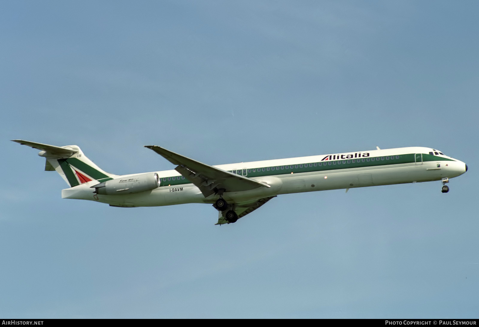 Aircraft Photo of I-DAVM | McDonnell Douglas MD-82 (DC-9-82) | Alitalia | AirHistory.net #844185