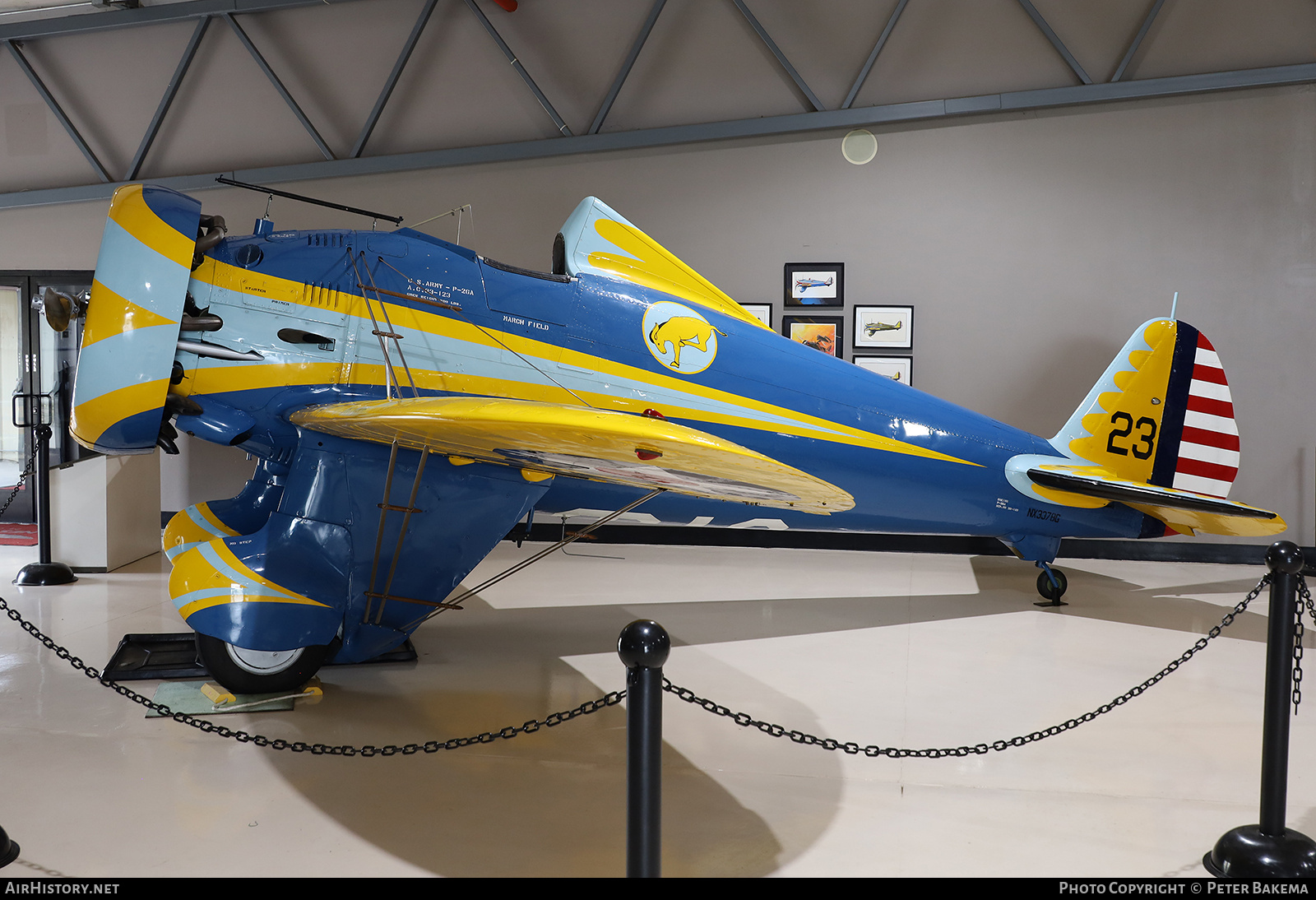 Aircraft Photo of N3378G / 33-123 | Boeing P-26A | USA - Air Force | AirHistory.net #844232