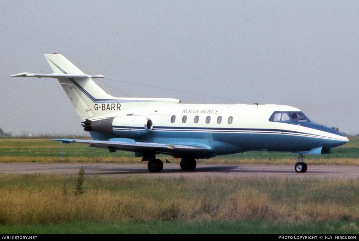 Aircraft Photo of G-BARR | Hawker Siddeley HS-125-600B | Rolls-Royce | AirHistory.net #844251