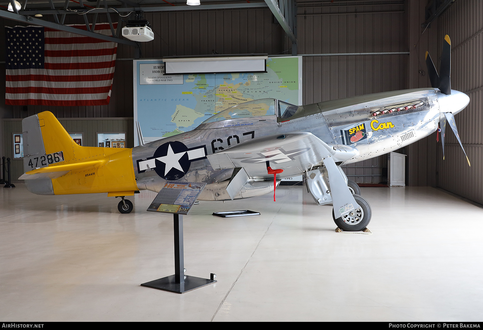 Aircraft Photo of N5441V / NL5441V / 472861 | North American P-51D Mustang | USA - Air Force | AirHistory.net #844294