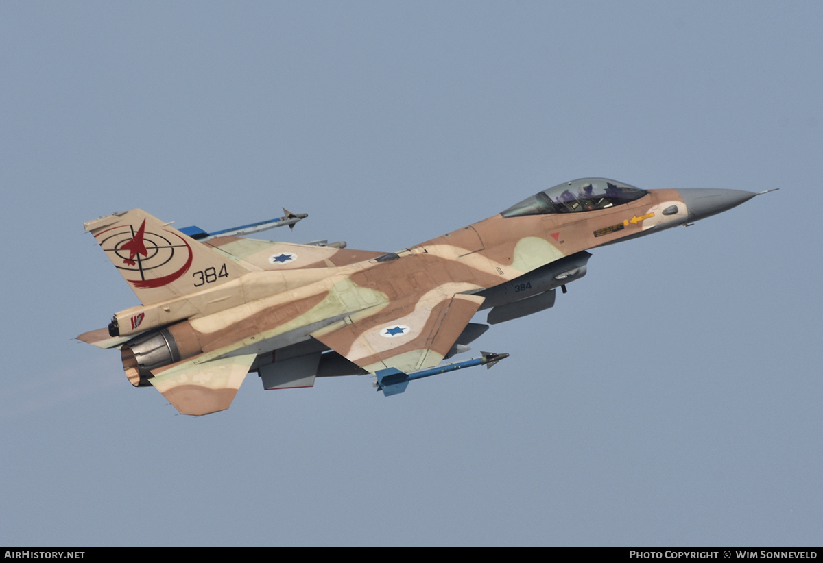 Aircraft Photo of 384 | General Dynamics F-16C Barak | Israel - Air Force | AirHistory.net #844295
