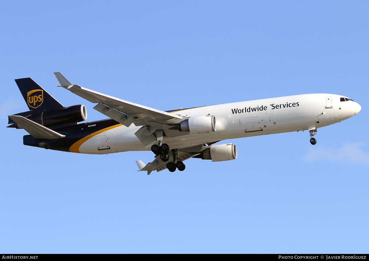 Aircraft Photo of N259UP | McDonnell Douglas MD-11/F | United Parcel Service - UPS | AirHistory.net #844386