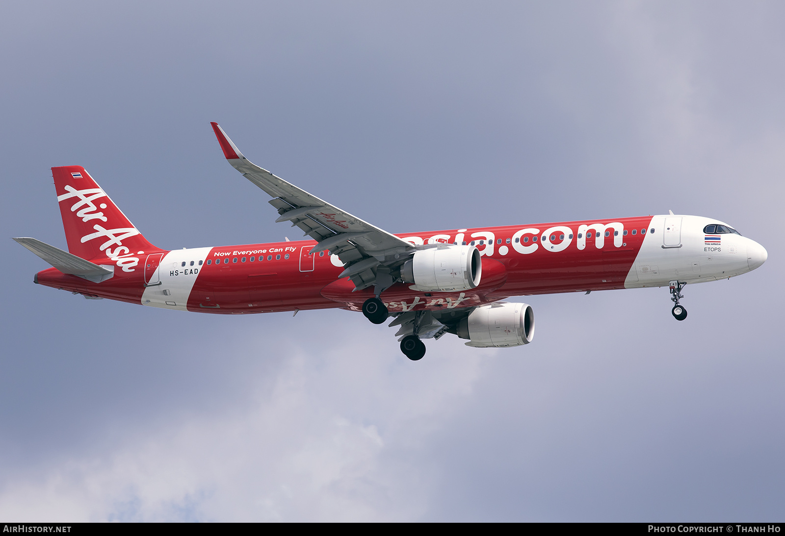 Aircraft Photo of HS-EAD | Airbus A321-251NX | AirAsia | AirHistory.net #844393