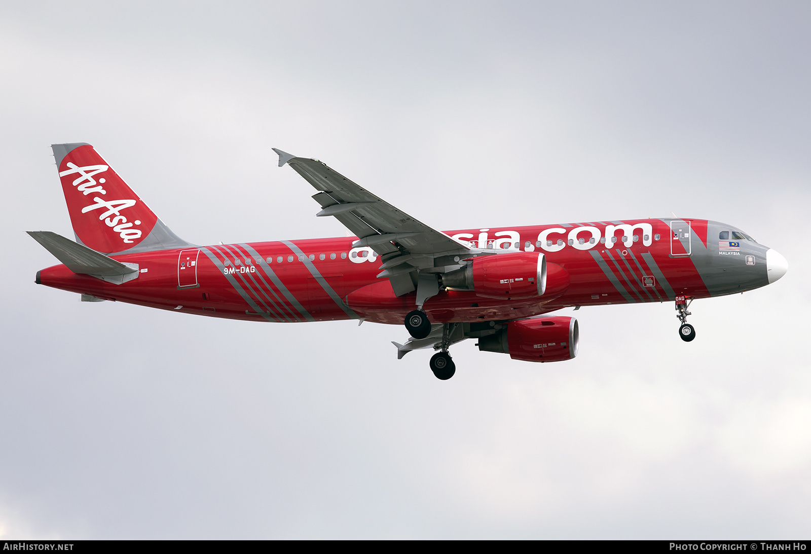 Aircraft Photo of 9M-DAG | Airbus A320-216 | AirAsia | AirHistory.net #844404