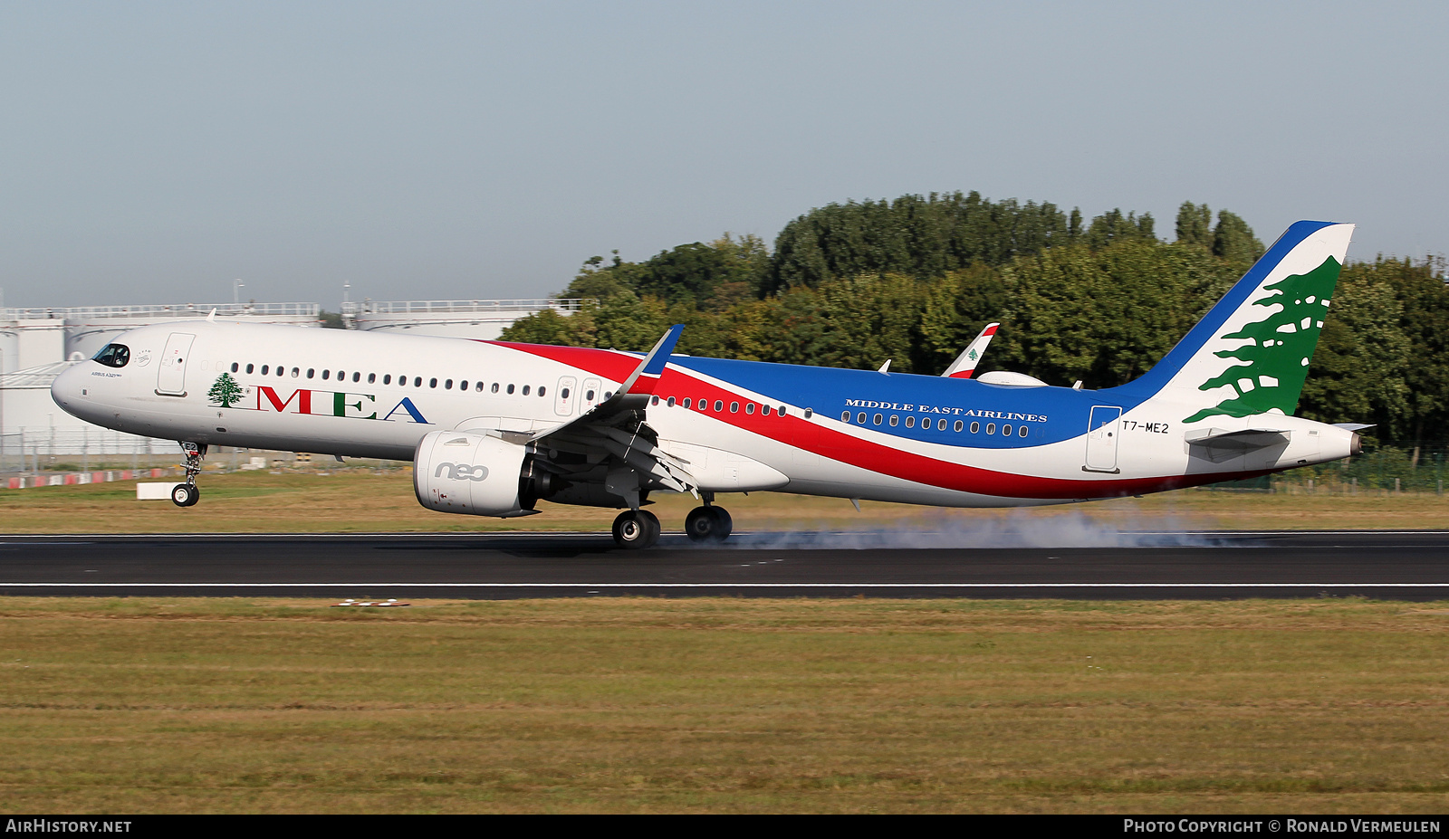Aircraft Photo of T7-ME2 | Airbus A321-271NX | MEA - Middle East Airlines | AirHistory.net #844437
