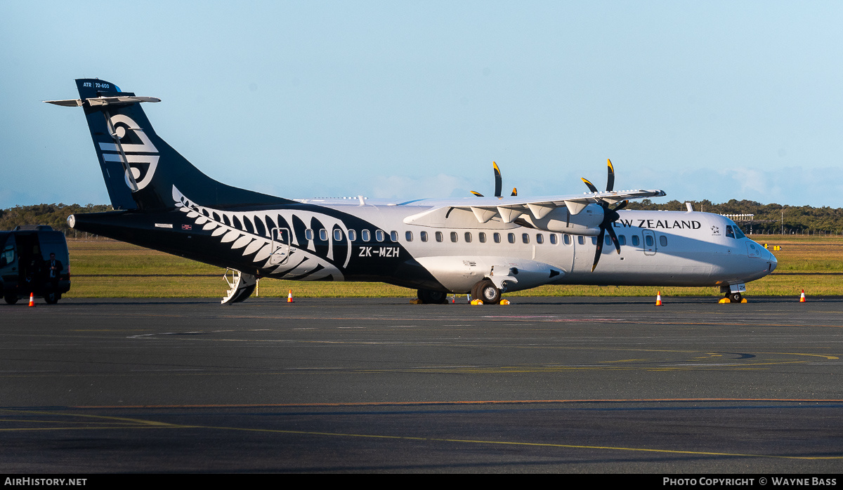 Aircraft Photo of ZK-MZH | ATR ATR-72-600 (ATR-72-212A) | Air New Zealand | AirHistory.net #844442
