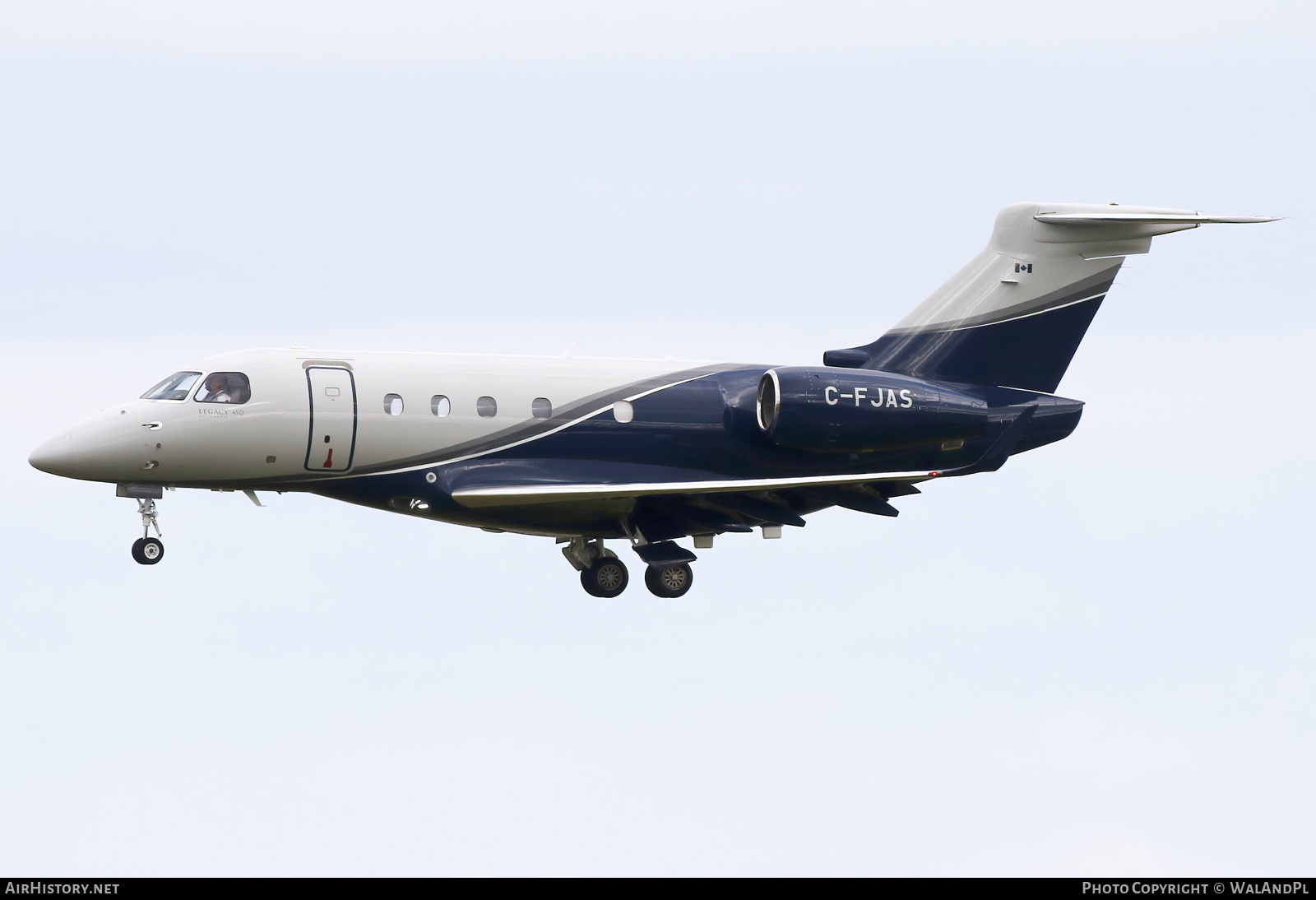 Aircraft Photo of C-FJAS | Embraer EMB-545 Legacy 450 | AirHistory.net #844468