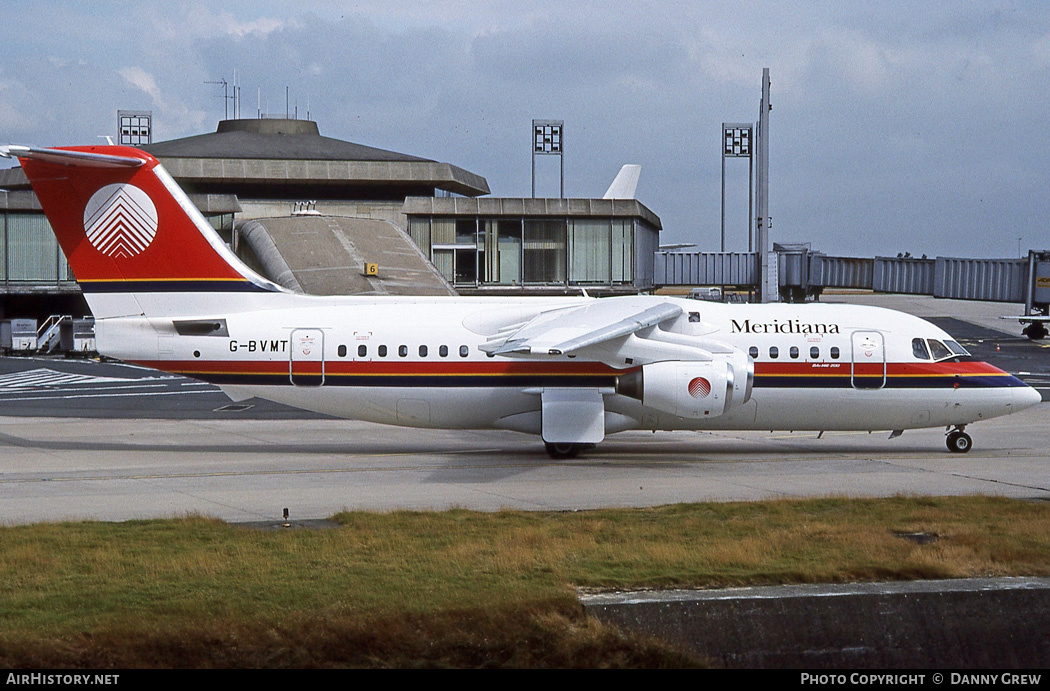 Aircraft Photo of G-BVMT | British Aerospace BAe-146-200 | Meridiana | AirHistory.net #844476