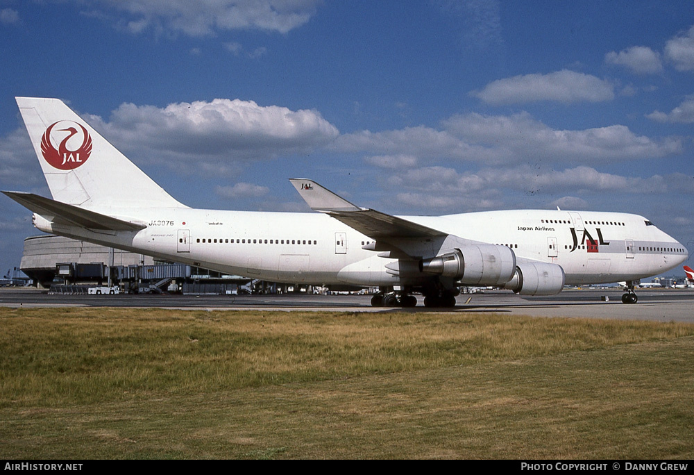 Aircraft Photo of JA8076 | Boeing 747-446 | Japan Airlines - JAL | AirHistory.net #844479