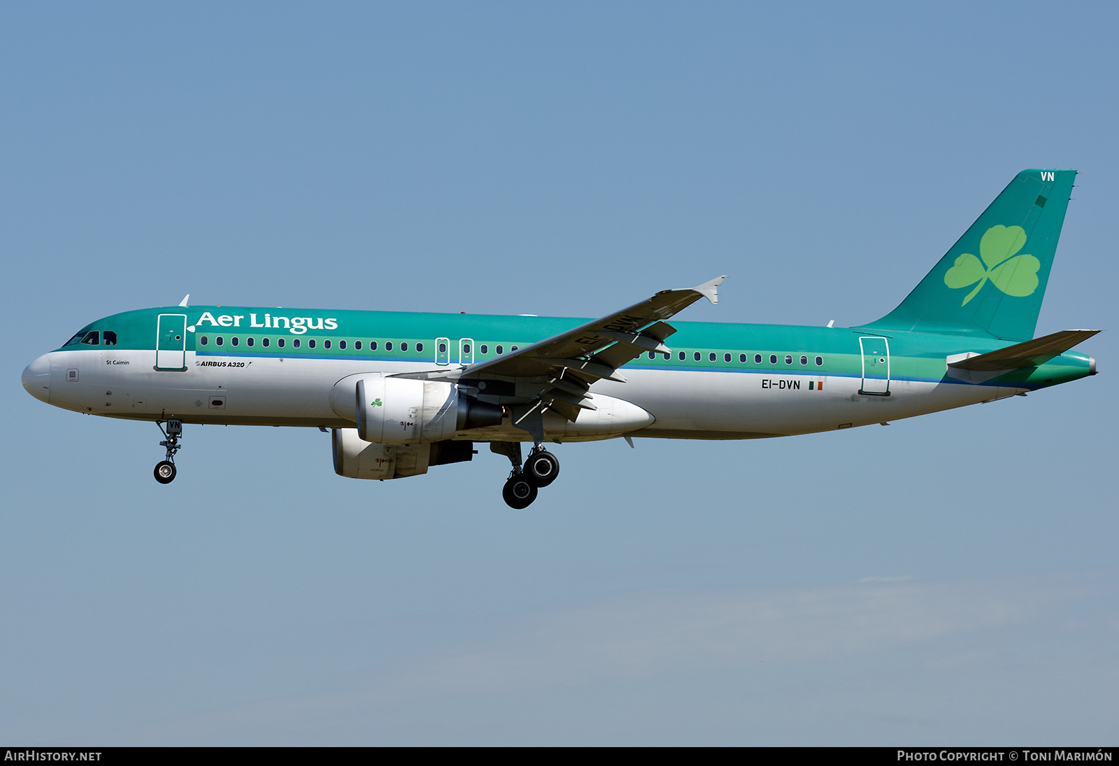 Aircraft Photo of EI-DVN | Airbus A320-214 | Aer Lingus | AirHistory.net #844489